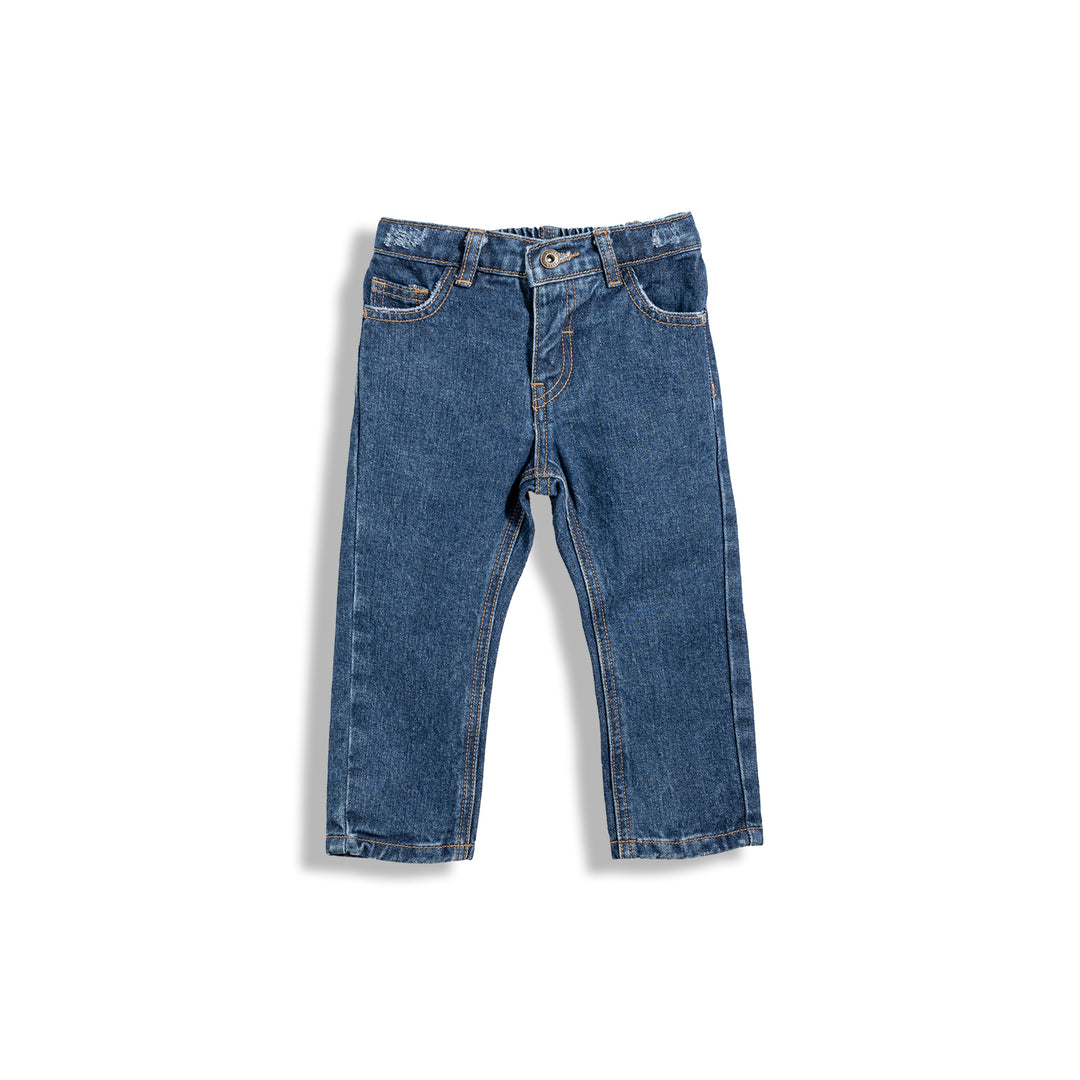Poney Boys Medium Blue Denim Regular Fit Jeans