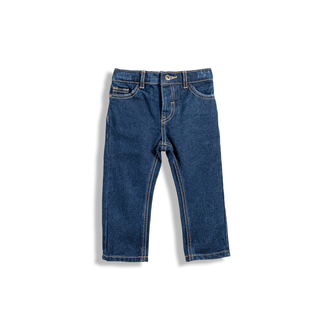 Poney Boys Navy Denim Regular Fit Jeans