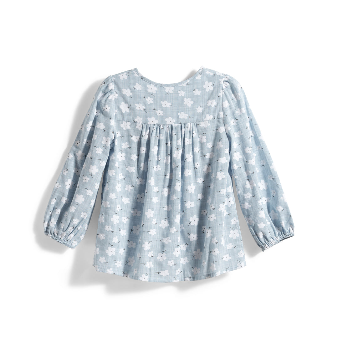 Poney Girls Spring Floras and Fields Long Sleeve Blouse