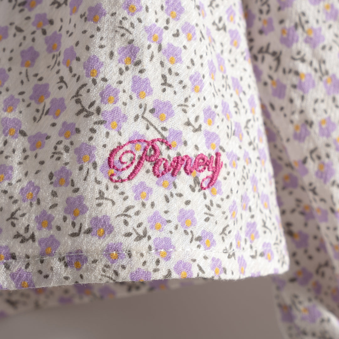 Poney Girls Spring Blossom Long Sleeve Blouse