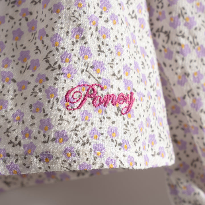 Poney Girls Spring Blossom Long Sleeve Blouse