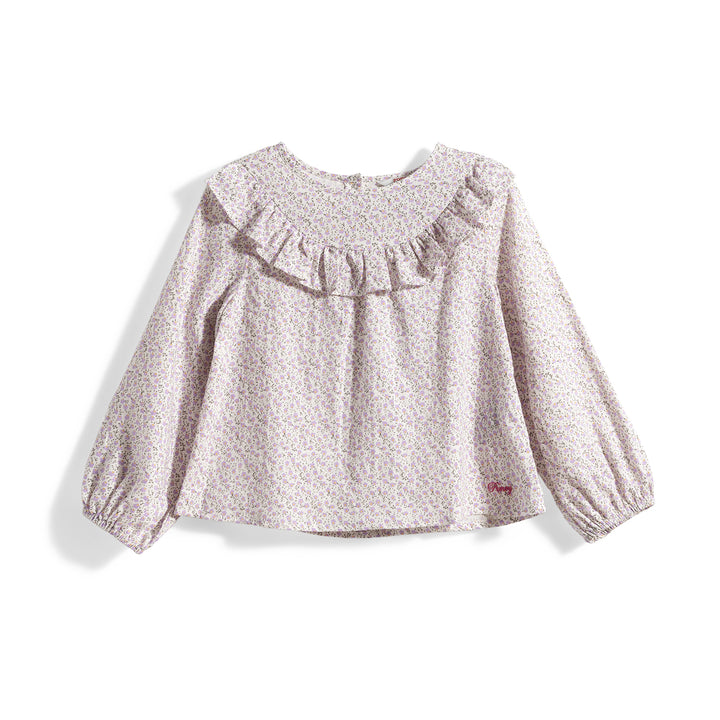 Poney Girls Spring Blossom Long Sleeve Blouse