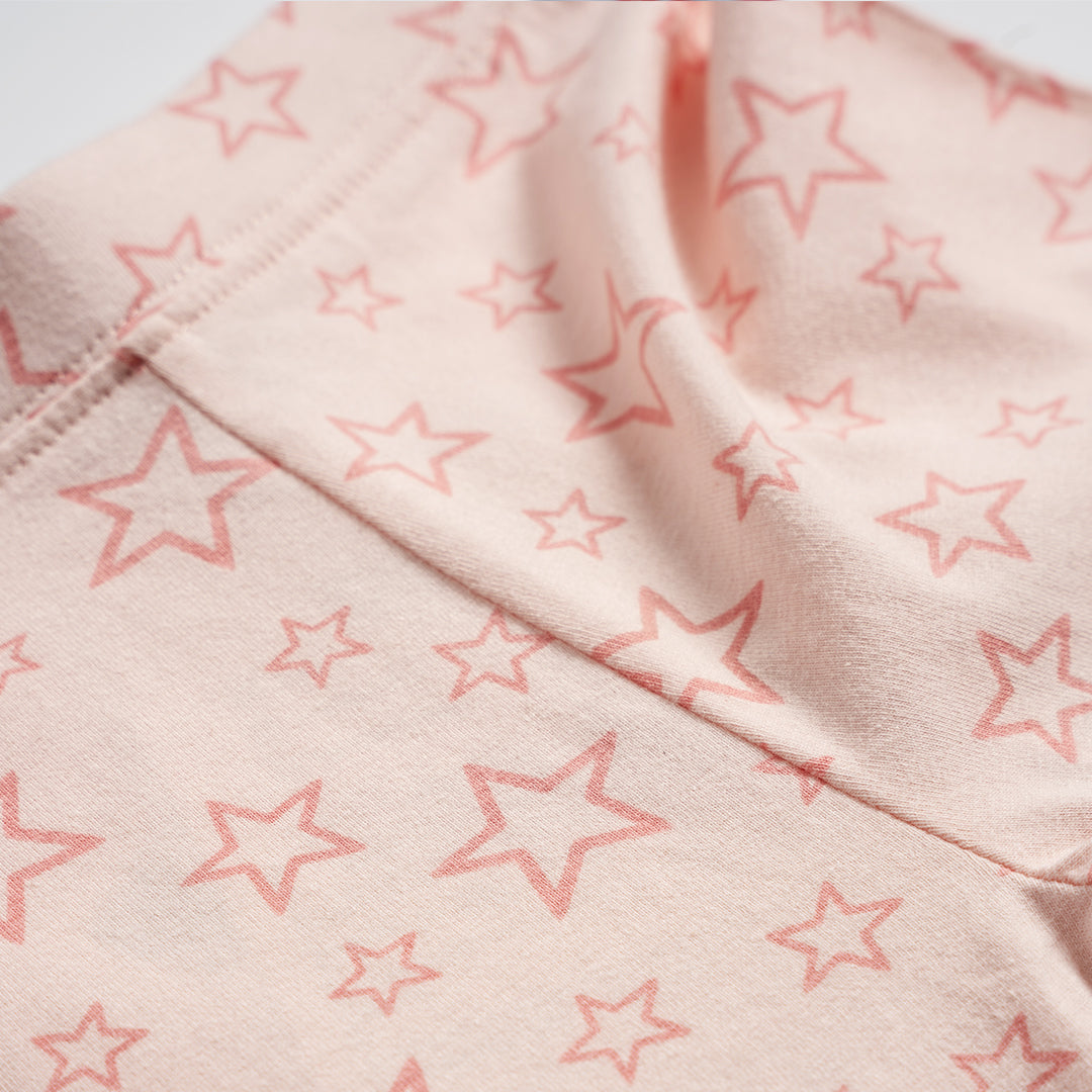 Poney Girls Light Orange Dreamy Stars Leggings