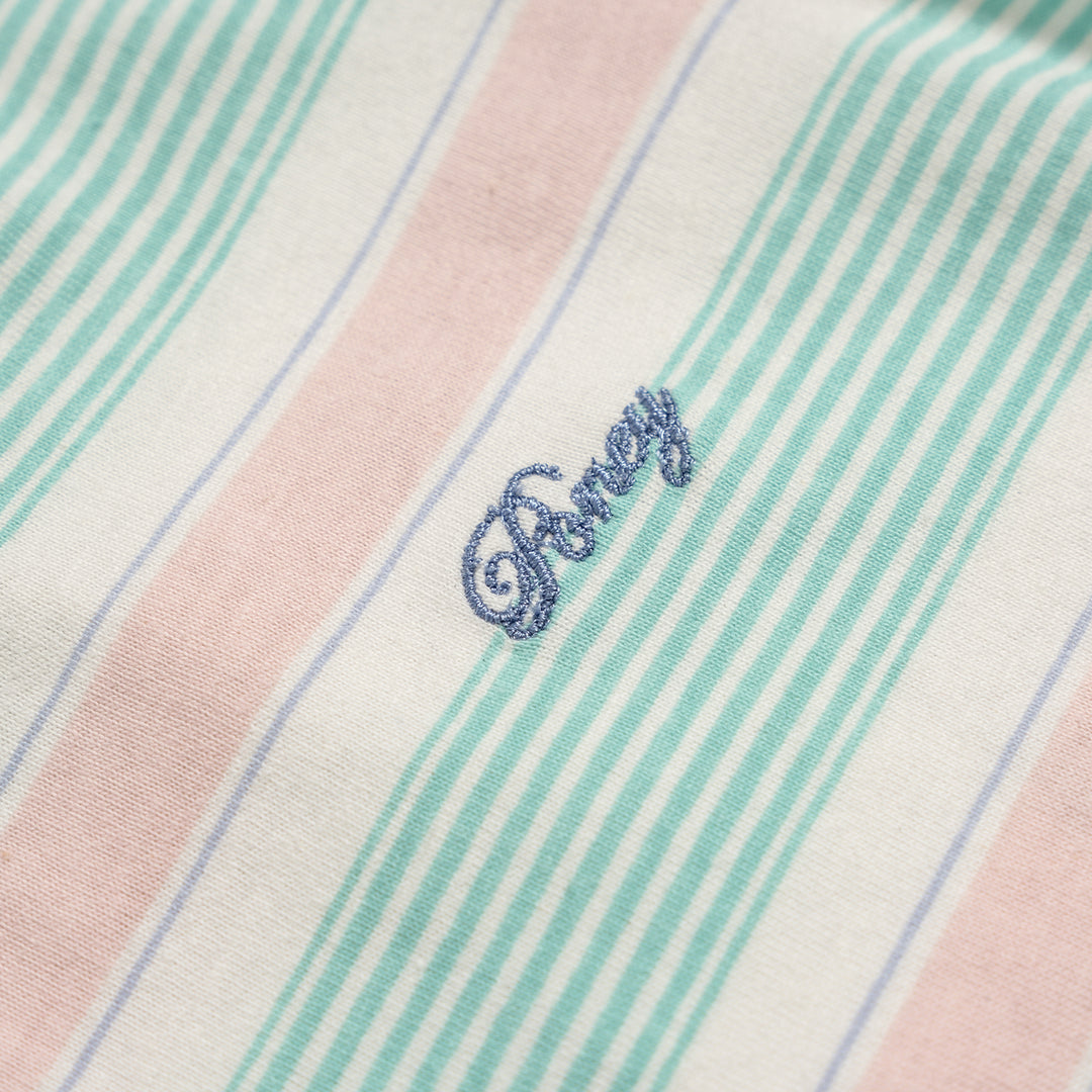 Poney Girls Ocean Wave Round Neck Short Sleeve Tee