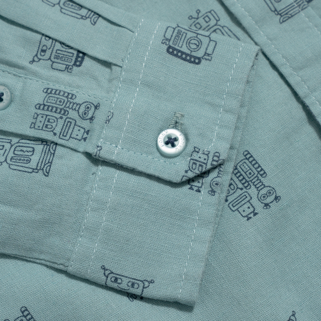 Poney Robot Long Sleeve Shirt
