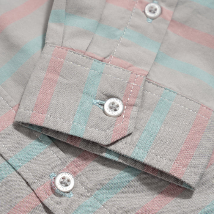 Poney Yarn Dye Stripes Long Sleeve Shirt