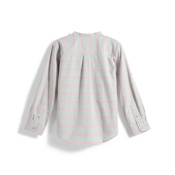 Poney Yarn Dye Stripes Long Sleeve Shirt
