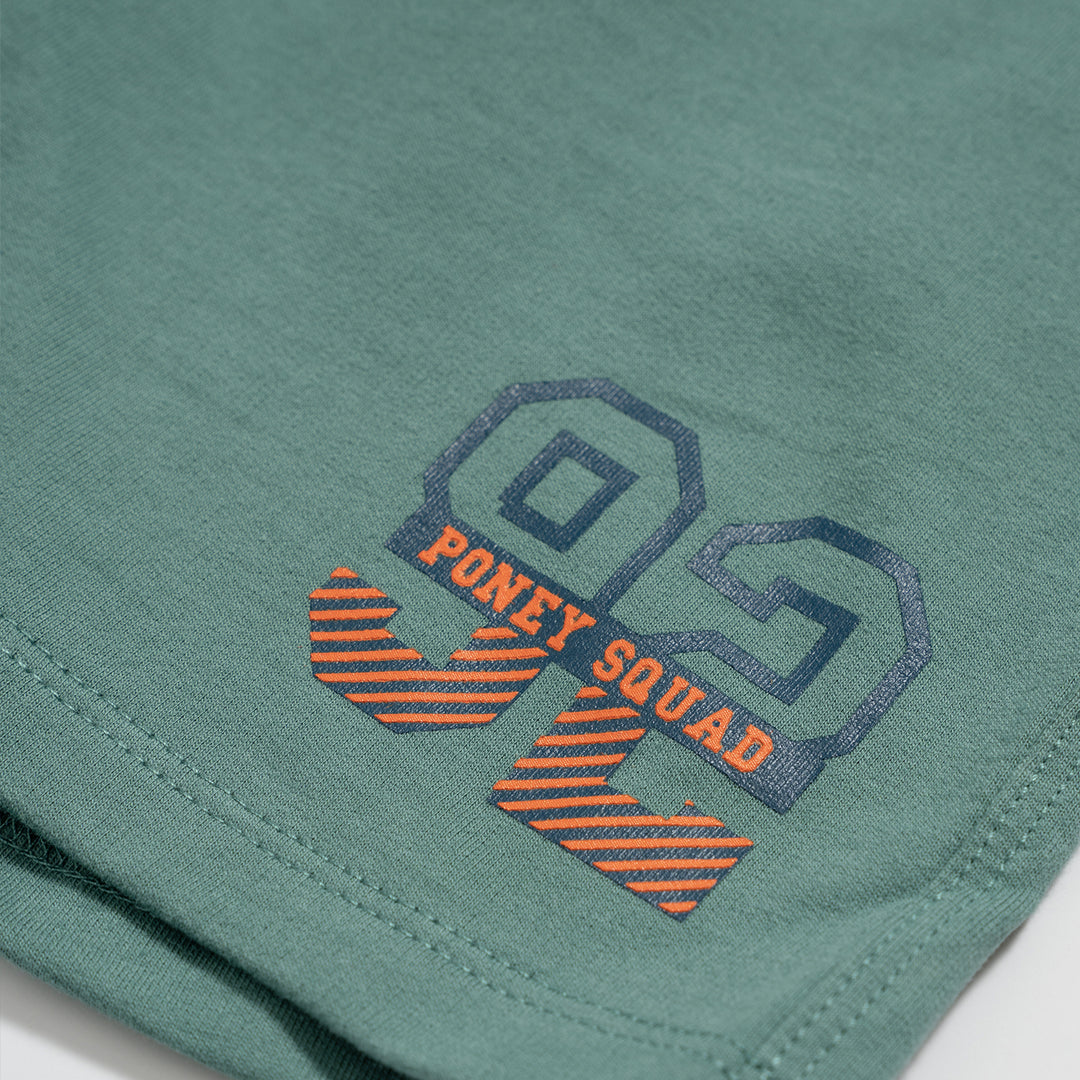 Poney Boys Squad Logo Bermuda