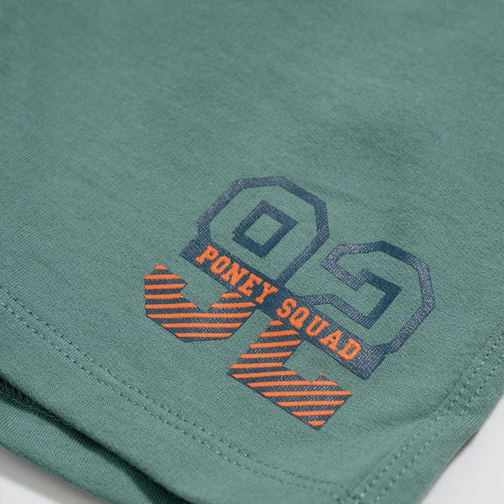 Poney Boys Squad Logo Bermuda