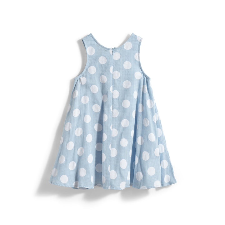 Poney Girls Dotty Flared Sleeveless Dress