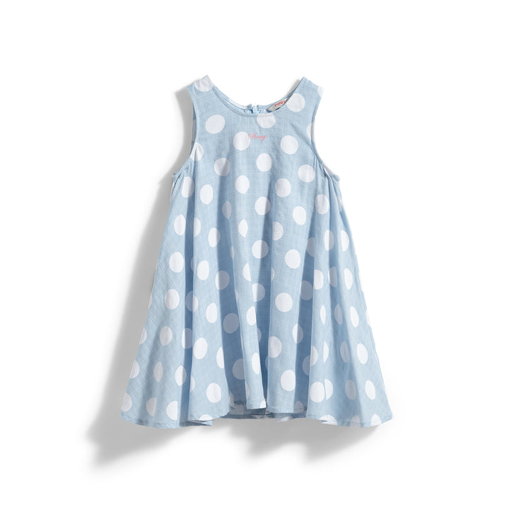 Poney Girls Dotty Flared Sleeveless Dress