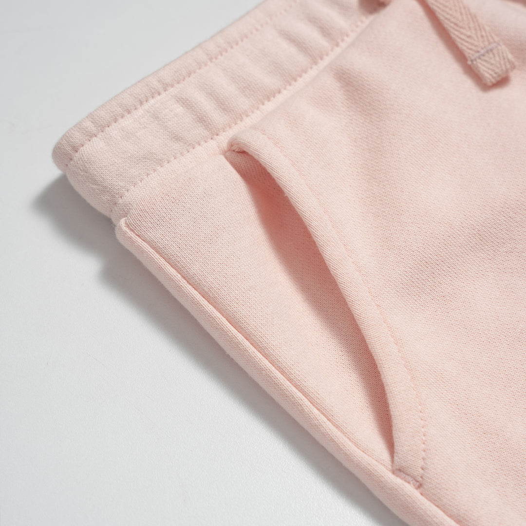 Poney Girls Basic Plush Midi Light Pink Skirt
