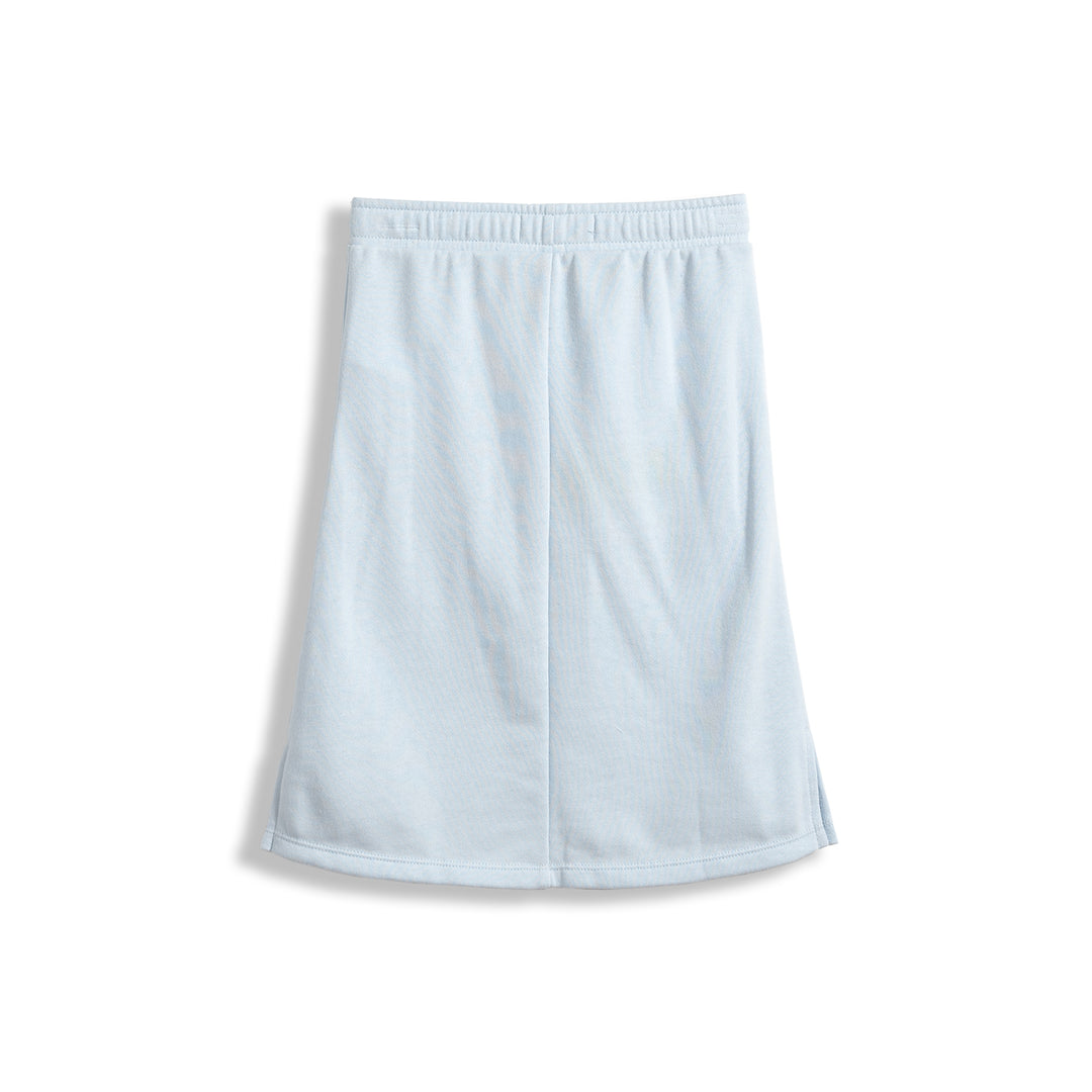 Poney Girls Basic Plush Midi Light Blue Skirt