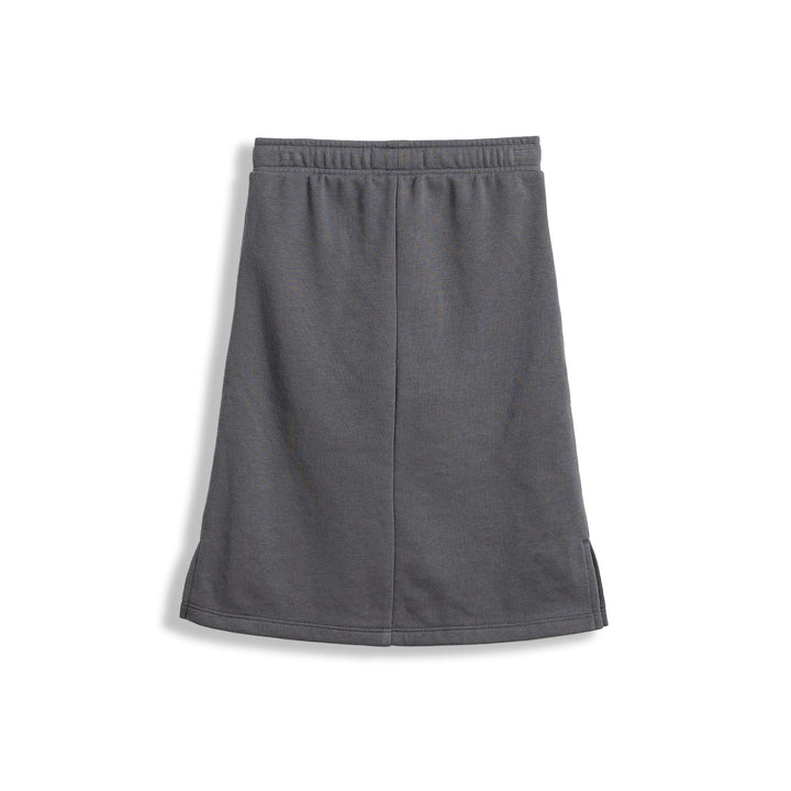Poney Girls Basic Plush Midi Grey Skirt