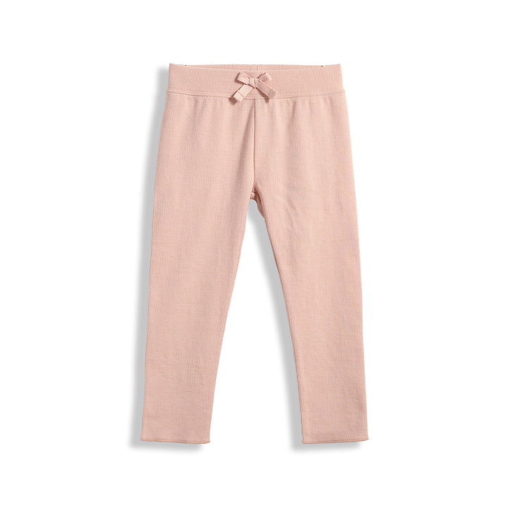 Poney Girls Ribs Pink Leggings