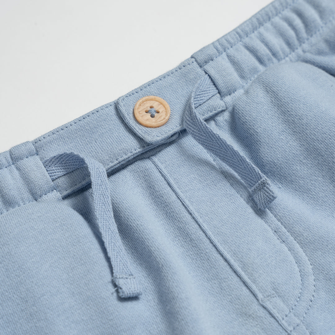 Poney Boys Terry Light Blue Bermuda