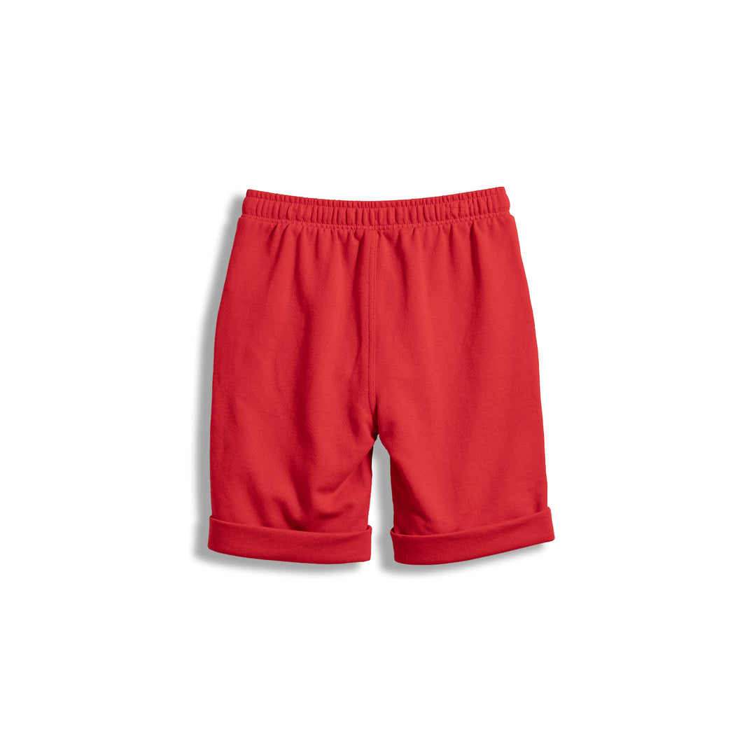 Poney Boys Terry Red Bermuda