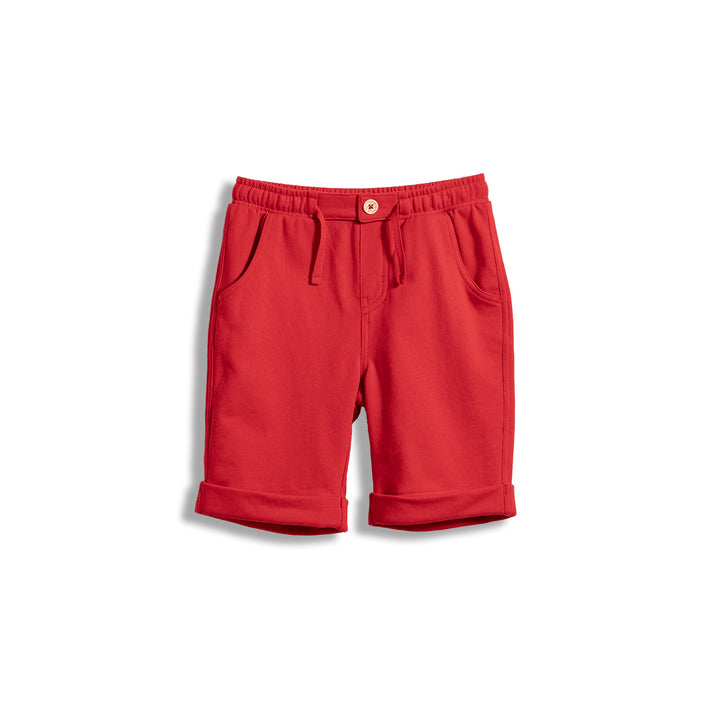 Poney Boys Terry Red Bermuda