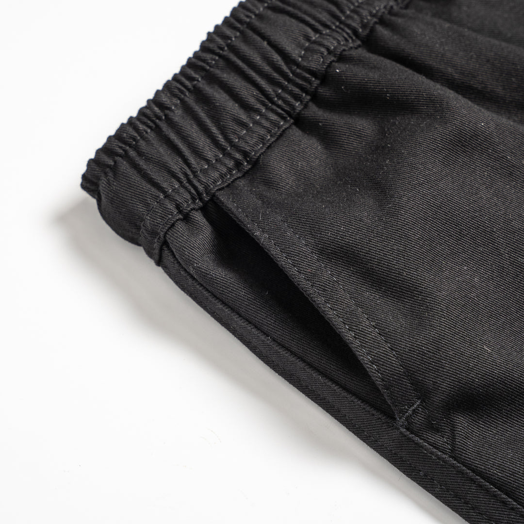 Poney Boys Black Twill Jogger Pants