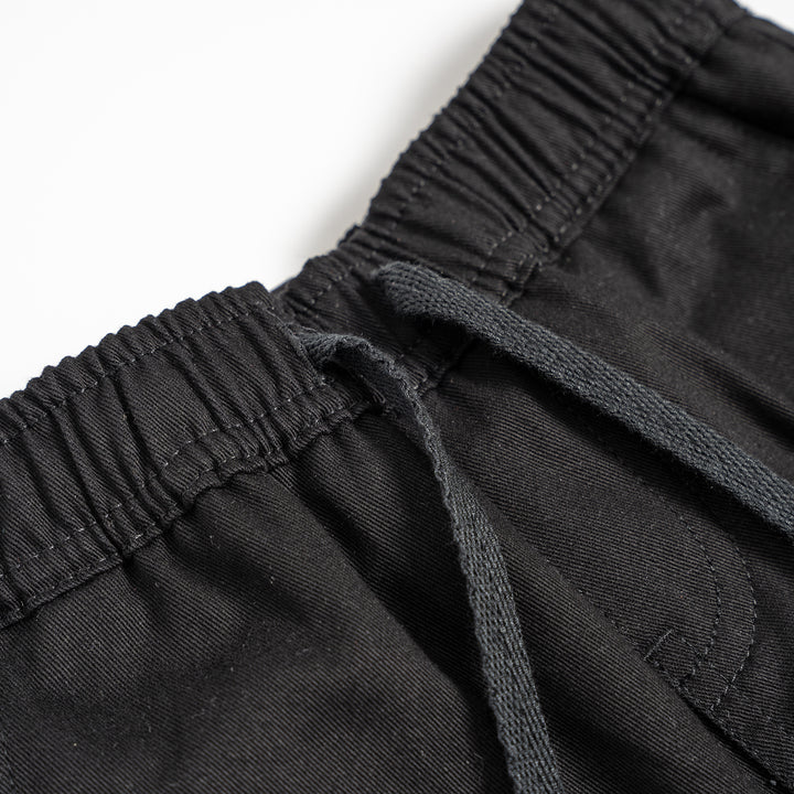 Poney Boys Black Twill Jogger Pants