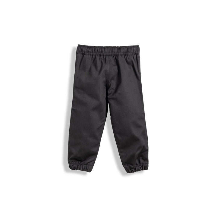 Poney Boys Black Twill Jogger Pants