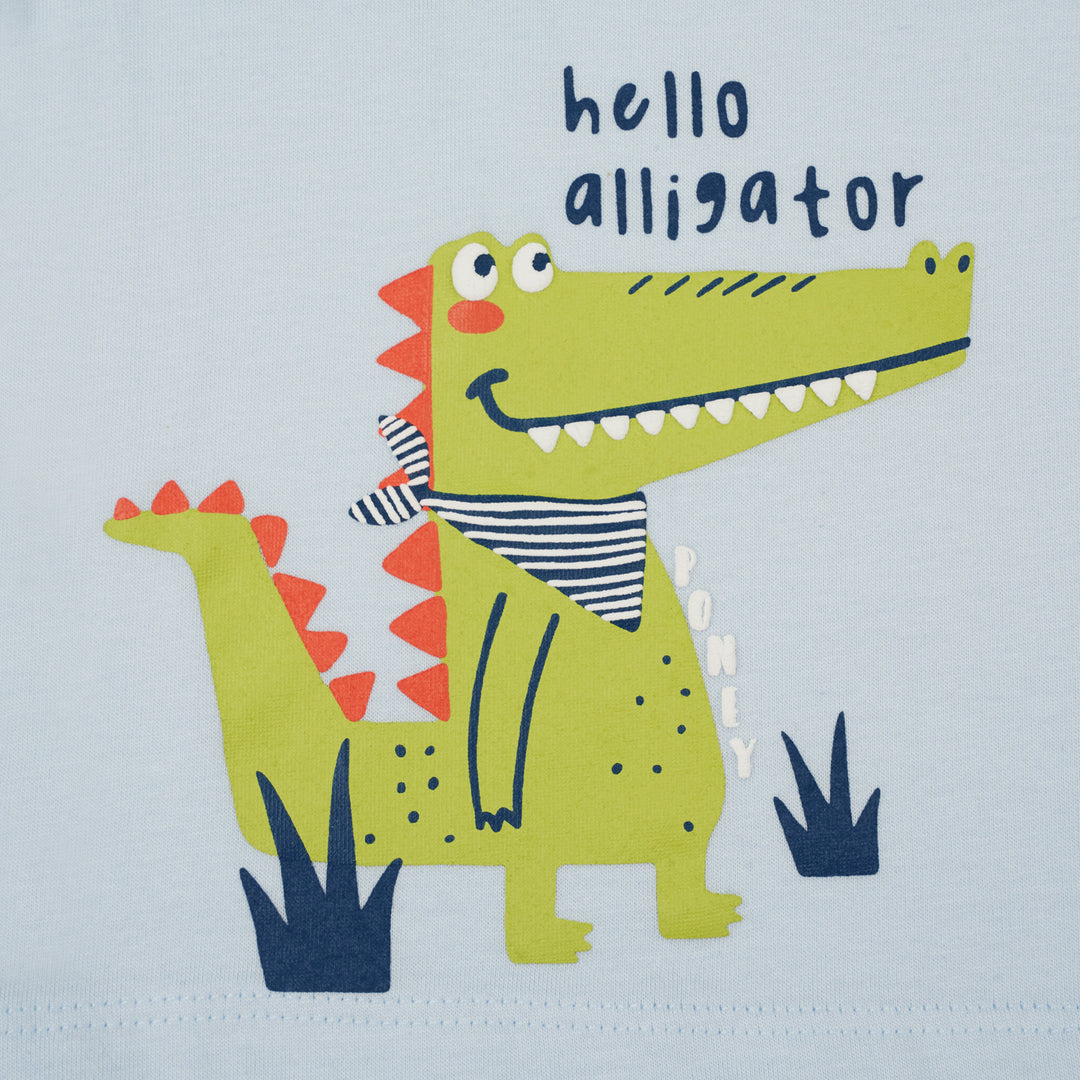 Poney Boys Hello! Alligator Short Sleeve Tee