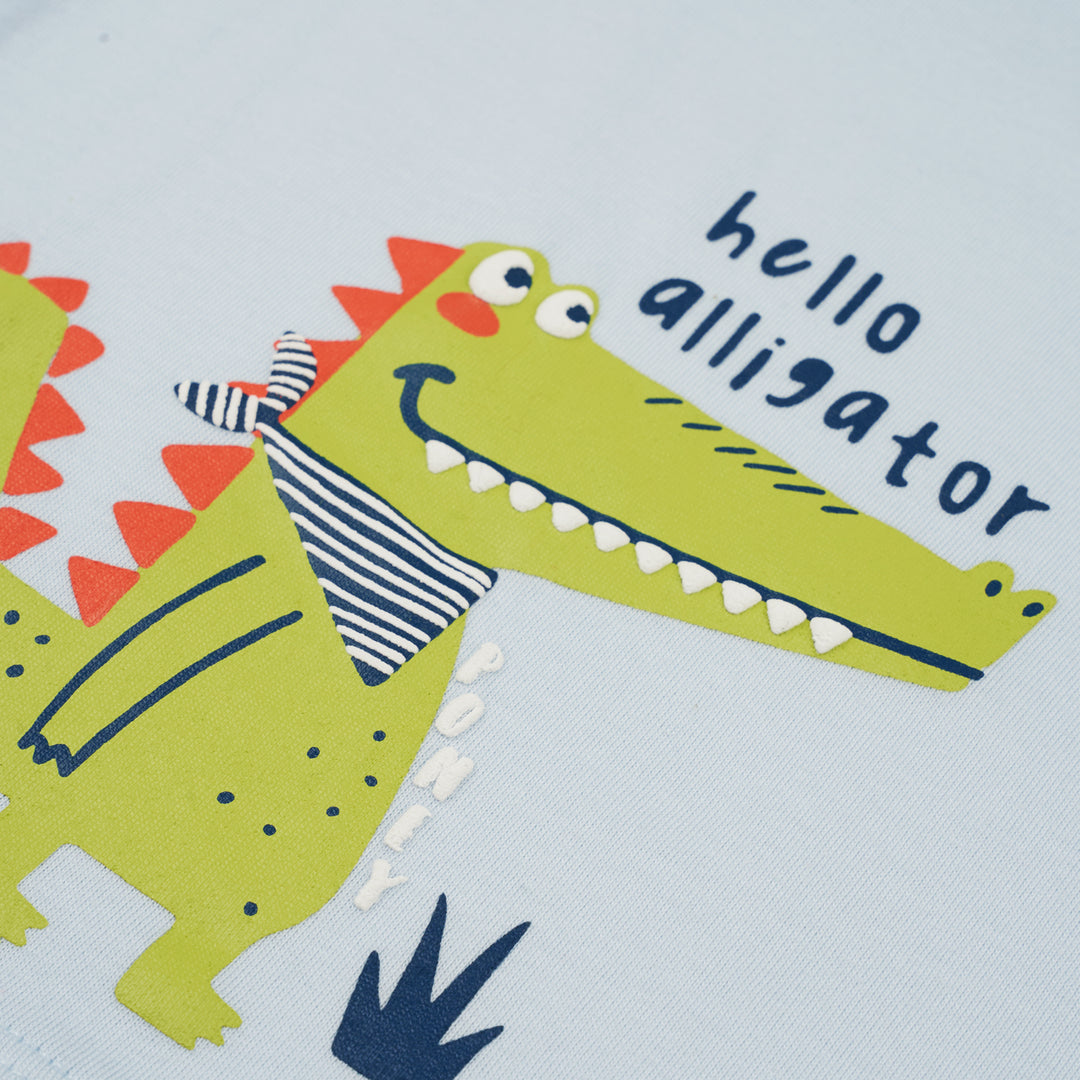 Poney Boys Hello! Alligator Short Sleeve Tee