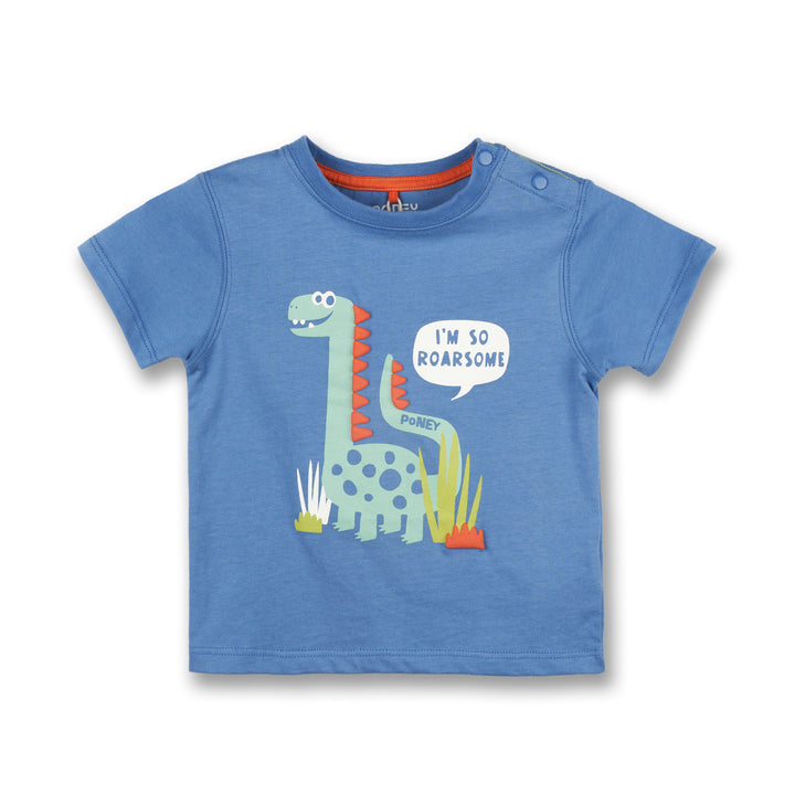 Poney Boys Roarsome Baby Dino Short Sleeve Tee