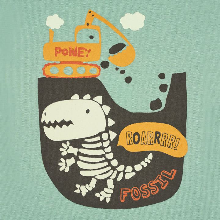 Poney Boys Excavation Dino Short Sleeve Tee