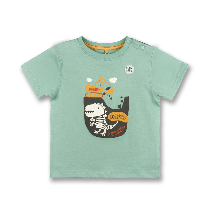 Poney Boys Excavation Dino Short Sleeve Tee