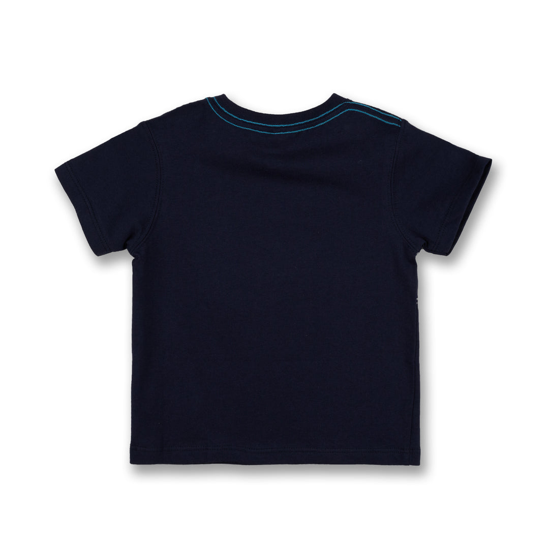 Poney Boys Neon Dinos Party Short Sleeve Tee