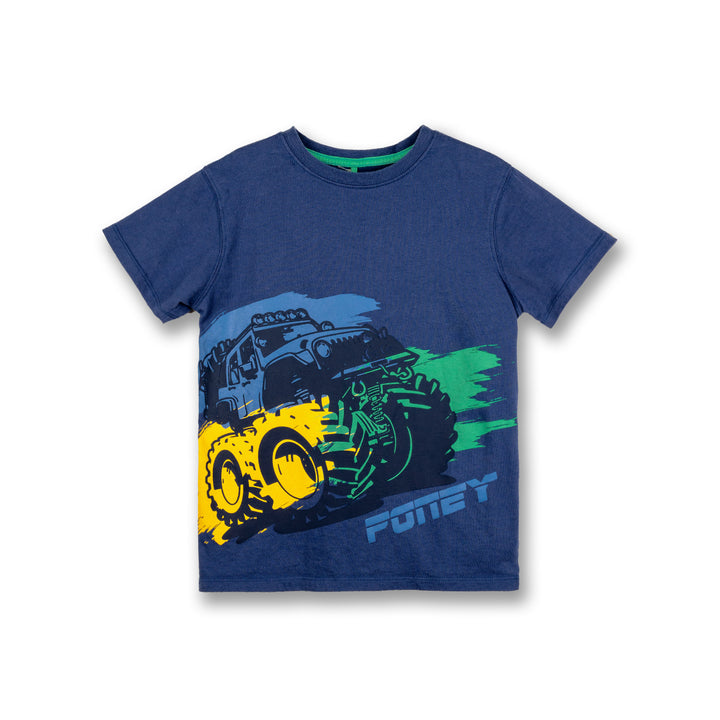 Poney Boys Four Wheel Tractor Short Sleeve Tee