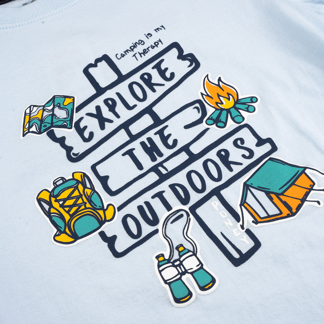 Poney Boys Explore The Outdoors Short Sleeve Tee