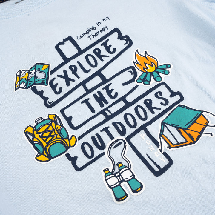 Poney Boys Explore The Outdoors Short Sleeve Tee