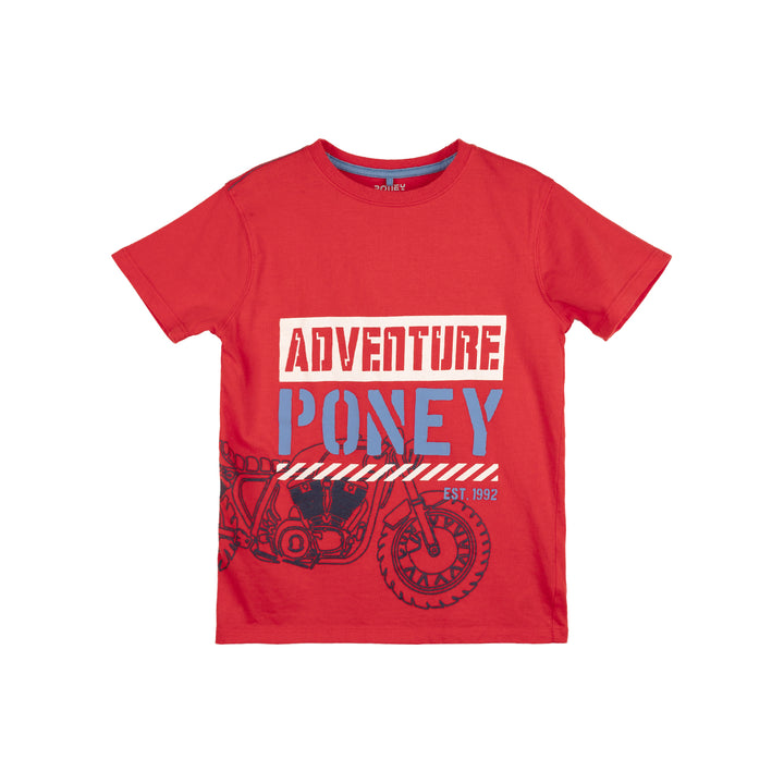 Poney Boys Adventure Bike Short Sleeve Tee