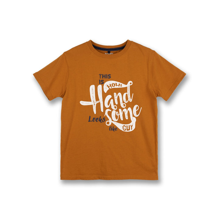 Poney Boys Wording Short Sleeve Tee