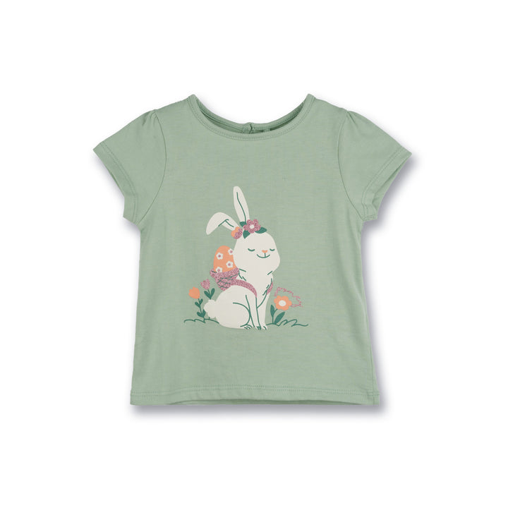 Poney Girls Easter Bunny Short Sleeve Tee