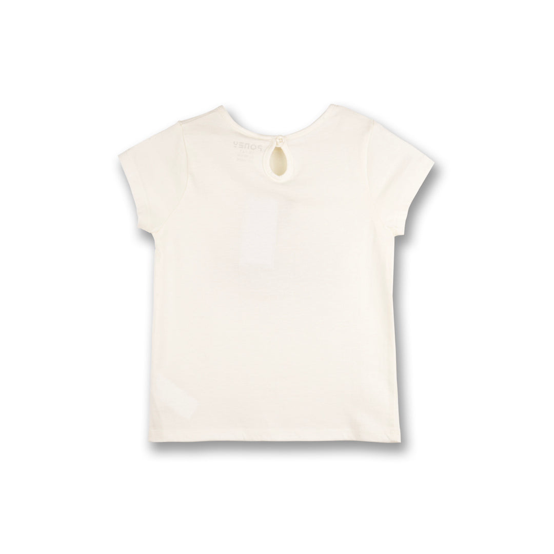 Poney Girls Pinkish Safari Short Sleeve Tee