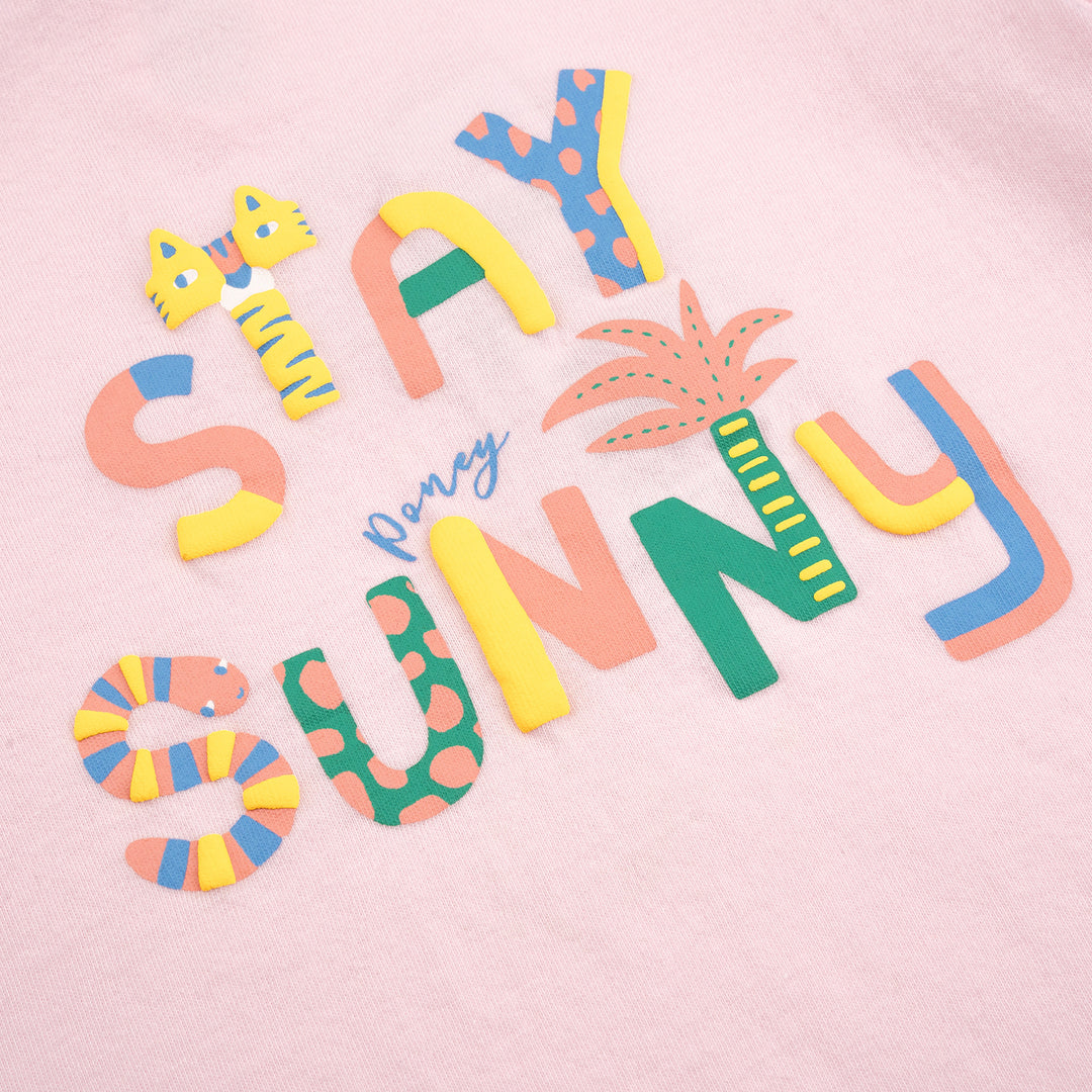 Poney Girls Stay Sunny Short Sleeve Tee