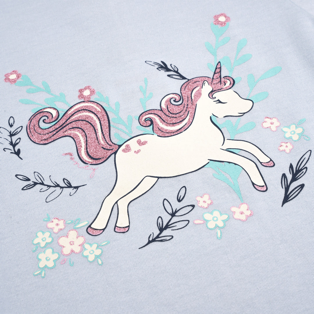Poney Girls Unicorn Wonderland Short Sleeve Tee