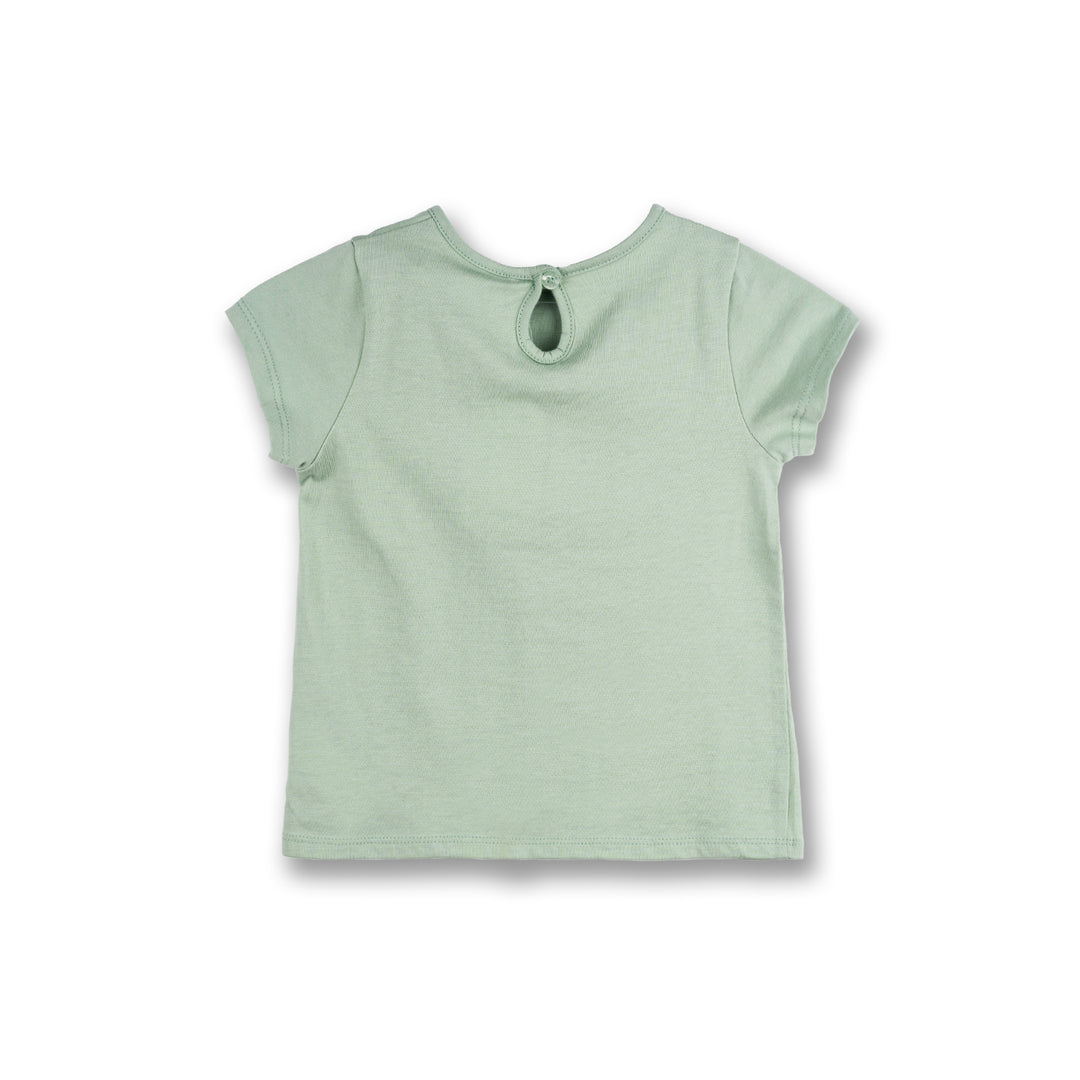 Poney Girls Daisy in Poney's Garden Short Sleeve Tee