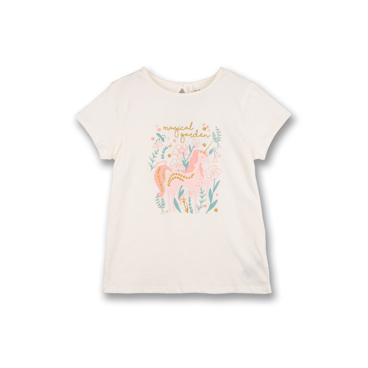 Poney Girls Unicorn's Magical Garden Short Sleeve Tee