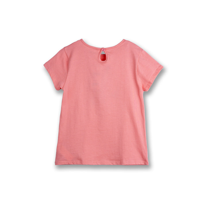 Poney Girls Gardening Cat Short Sleeve Tee