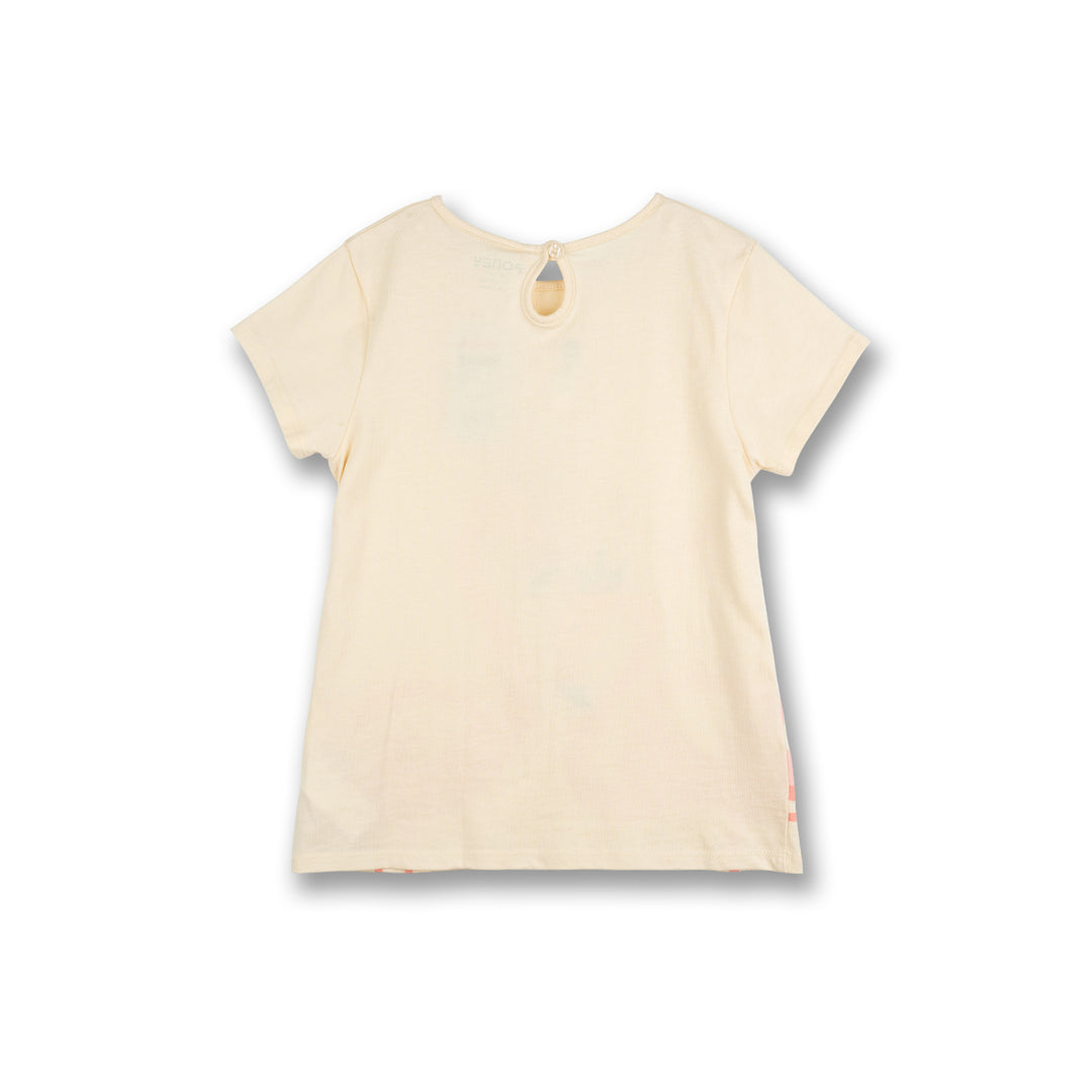 Poney Girls Tropical Flamingo Short Sleeve Tee