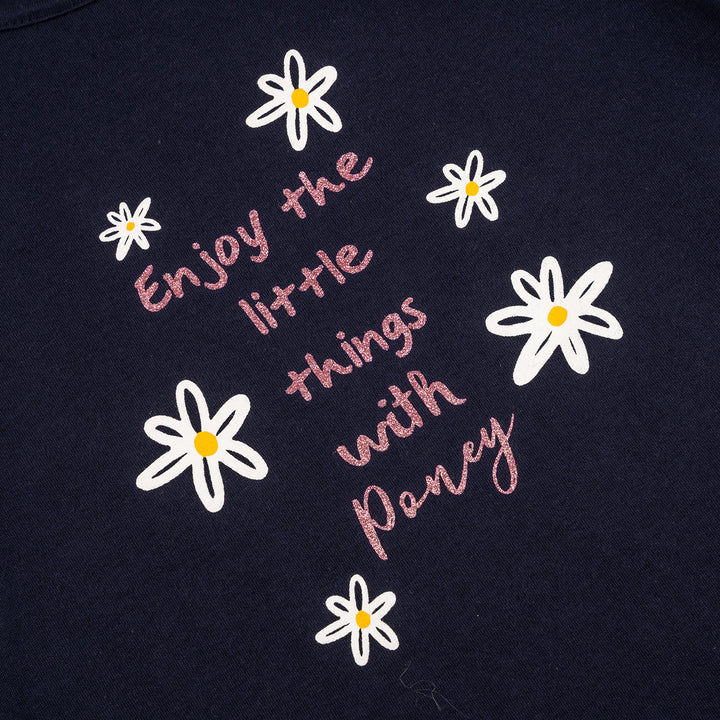 Poney Girls Enjoy Little Things with Poney Short Sleeve Tee