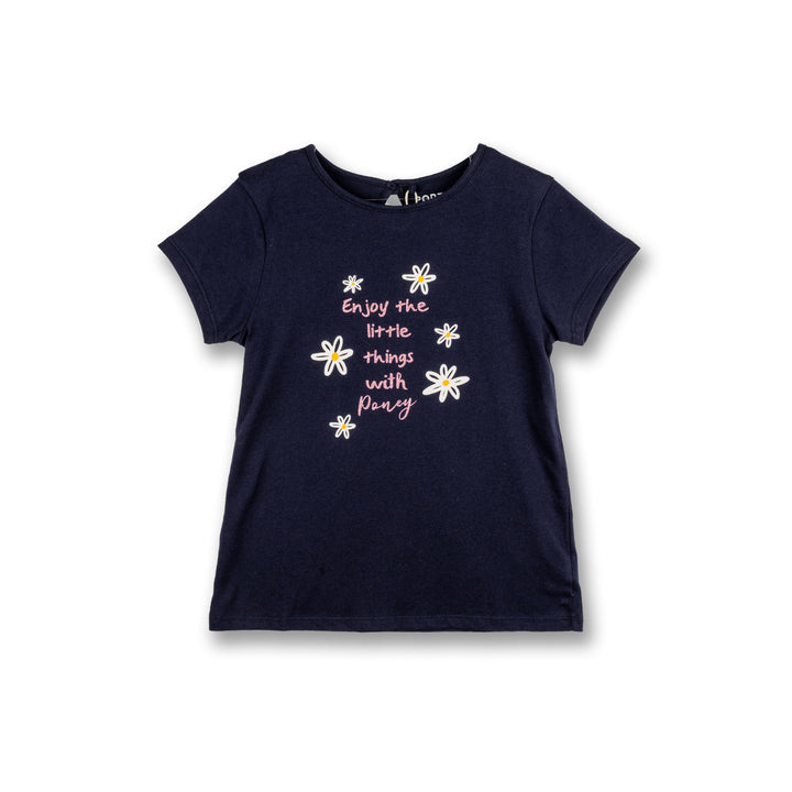 Poney Girls Enjoy Little Things with Poney Short Sleeve Tee