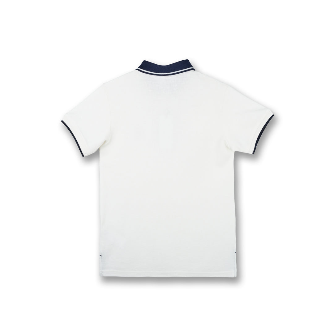 Poney Boys Classic Icon White Short Sleeve Polo