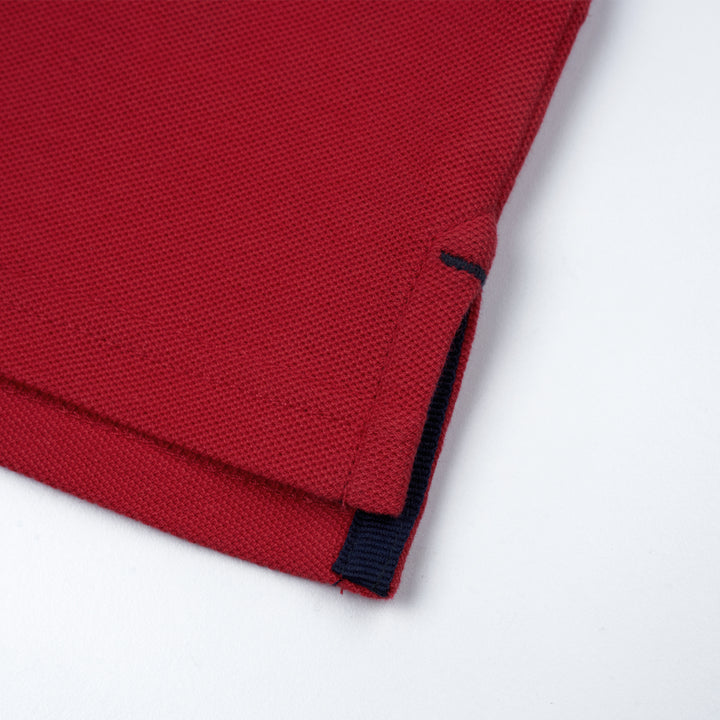 Poney Boys Classic Icon Red Short Sleeve Polo