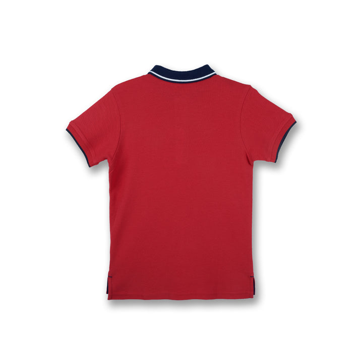 Poney Boys Classic Icon Red Short Sleeve Polo