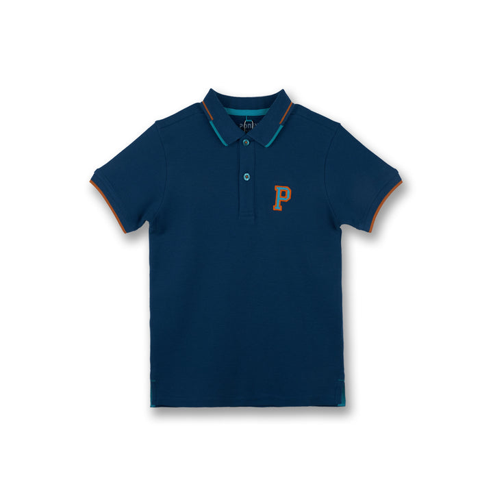 Poney Boys Classic Icon Navy Short Sleeve Polo